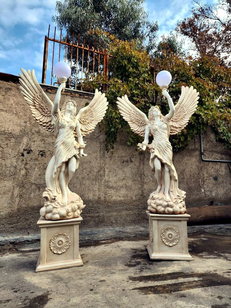 Angel Orb Lamps (pair)
